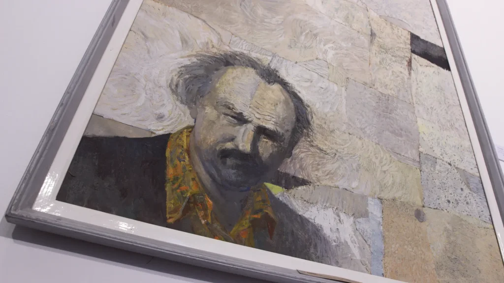 Nagy Pál önarckép részlet