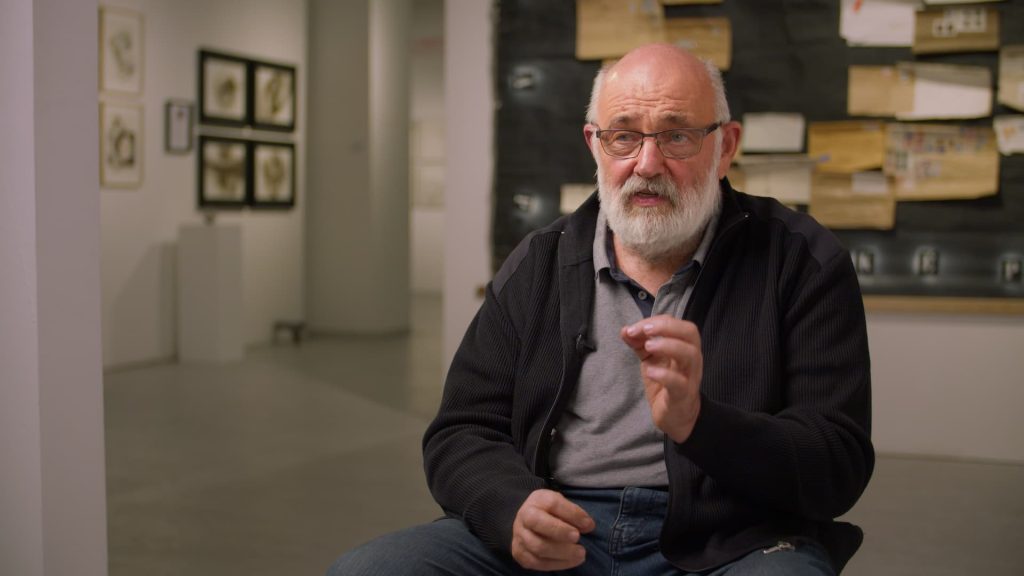 Vécsi Nagy Zoltán interjú közben